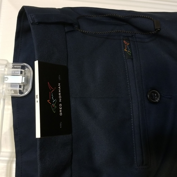 NWT Greg Norman Golf Shorts Navy Blue - Picture 3 of 8